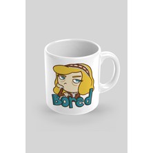 Bored Baskılı Kupa Bardak