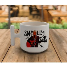 Latte & Espresso El Yapımı Friends Smeely Cat T Kulp Kupa 200 ml