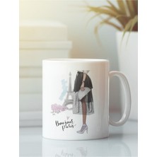 Beyaz Kupa Bardak Seyahat Paris