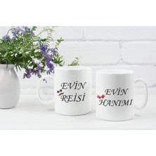 Evin Reisi, Evin Hanımı Baskılı Ikili Kupa Seti Sevgiliye Hediye
