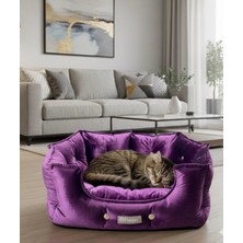 Patitex Ultra Lüx- Lotus- Köpek Yatak-Kedi Yatak-Yıkanabilir- Minderli