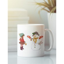 Beyaz Kupa Bardak Yeniyıl Yılbaşı