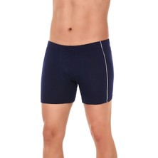 Yıldız Erkek Modal Likralı Biyeli Boxer 3'lü Paket - Pamuklu Modal Esnek Yapı Lacivert - 2xl