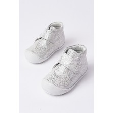 Ilkadım  - Bebek Hakiki Deri Ortopedik Kaydırmaz Taban Ayakkabı