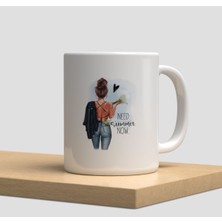 Beyaz Kupa Bardak A149- Mary Poppins