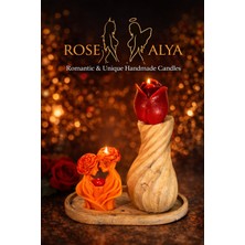 Love Candle-Romantik-Özgün-El Yapımı Mum