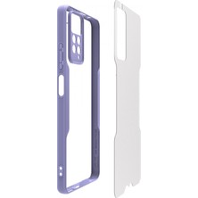 Marsilyan Xiaomi Redmi Note 11 Pro Kılıf Platin Silikon - Kırmızı