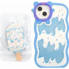 Nexiva Iphone 13 Ile Uyumlu Dondurma Temalı Kılıf Hediye Telefon Tutucu