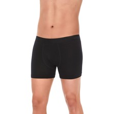 Yıldız Premium Modal Boxer - Terletmeyen Doğal Kumaş - Gün Boyu Maksimum Rahatlık 3'lü Paket Siyah - S