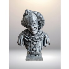 HobiHub Pennywise The Dancing Clown - It - Büst - Figür - 12 cm El Boyaması Pla Plastik