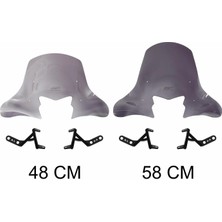 Gp Kompozit Honda Activa (2023–2024) Uyumlu Ön Cam (Rüzgar Siperliği) – Füme