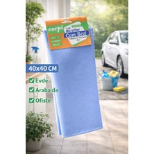 Cabbaroğlu Ticaret Mikrofiber Cam Bezi   – Ev Araba Ofis Için Iz Bırakmayan Temizlik Bezi