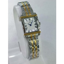 Daniel Klein Çelik Kordonlu, Altın Sarılı, Kare Kasa, 3 Atm Su Geçirmez, 2 Yıl Garantili Kadın Kol Saati