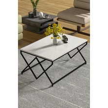 Orta Sehpa V Lüx Beyaz