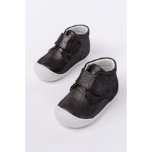 Ilkadım  - Bebek Hakiki Deri Ortopedik Kaydırmaz Taban Ayakkabı