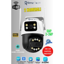 Avenir RMZ-TECH 6mp 2 Kameralı Wifili Çift Yönlü Ses Icsee App