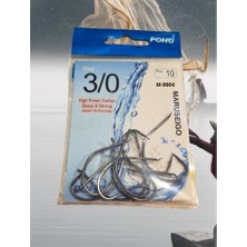 Pohu M-9904 3/0 Numara 10'lu Paket  Olta Iğnesi