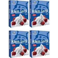 Pakmaya Sade Krem Şanti 2X75 gr ( 4 Paket)
