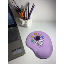 Planet Yoga Baskılı Bilek Destekli Mouse Pad