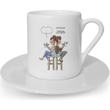 Türk Kahvesi Fincanı Arkadaşlık Kardeşlik Dostluk