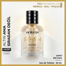 Norayn By Laveria Golden Floral Kadın Parfüm 50 ml Edt – Beyaz Çiçekli ve Ballı, Günlük Kullanıma Uygun Hafif Koku
