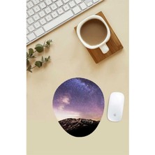 Manzara Desenli Bilek Destekli Mouse Pad