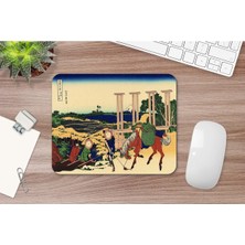 Hokusai Senju In The Musachi Provimce 17 x 21 cm Mouse Pad