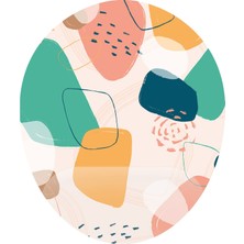 Karışık Renk Desenli - Baskılı Bilek Destekli Mouse Pad