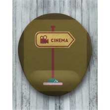 Cinema Oval Bilek Destekli Mouse Pad