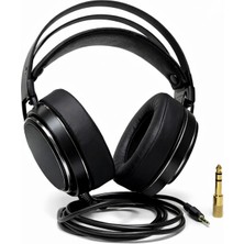 Driton Dk-1 Siyah Yayıncı Stüdyo Referans Dj Monitör 7.1 Kablolu Kulaklık