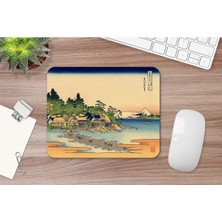 Hokusai Enoshima In The Sagami Province 17 x 21 cm Mouse Pad