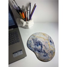Mermer Desenli 27022332 Bilek Destekli Mouse Pad