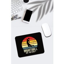 Siyah Basketbol Mouse Pad