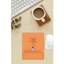 Space Astronot Desenli Bilek Destekli Mouse Pad