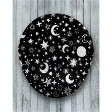 Little Stars Oval Bilek Destekli Mouse Pad