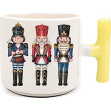 Kurşun Asker Detaylı Double Kahve Fincanı