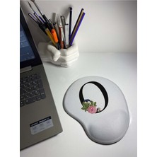 Harf Bakılı Bilek Destekli Mouse Pad