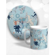 Kimono Oval Bilek Destekli Mouse Pad ve Kupa Bardak