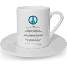 Türk Kahvesi Fincanı Peace Barış