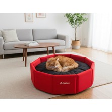 Patitex Simit Kedi Yatak- Simit Kopek Yatak- Air- Kedi Köpek Yatağı Minder -Iç Mekan Kedi Ve Köpek Yatağı