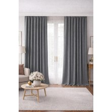 Shy Tekstil Lüks 1.sınıf Elegance Series Karartma Blackout Tek Kanat Özel Dikim Kalın Pilesiz Fon Perde