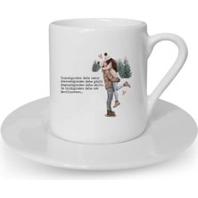 Türk Kahvesi Fincanı Aşk Sevgililer Günü