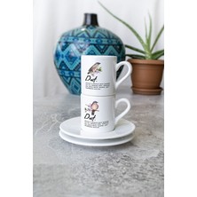 Kişiye Özel Ikili Dost Türk Kahvesi Fincanı Tasarım Kişisel Kahve Fincanı