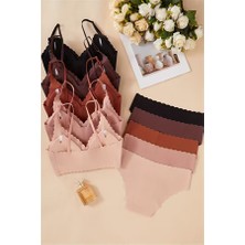 Trade Bazaar 1 Takım-Kadın Kayışsız Iç Giyim Seti – Rastgele Renk-Seksi, Rahat ve Destekli | Çıkarılabilir Pedli, Yüksek Kaliteli Kumaş | Konforlu Kesim & Şık Tasarım | Günlük ve Özel Kullanım Için Mükemmel Seçim