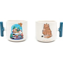 Ikili Tasarım Yılbaşı Double Kahve Fincanı