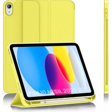 Sneezy Apple iPad 10.nesil 10.9 Inç Kılıf Premium Kalem Bölmeli Uyku Modlu Kapaklı Smart Case