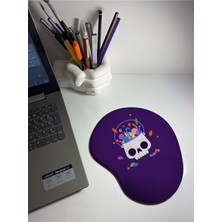 Şekerli Kuru Kafa Bilek Destekli Mouse Pad