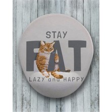 Stay Fat Oval Bilek Destekli Mouse Pad