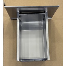 Renuzu Tost Ekmek Pasta Kalıbı 8 cm Yükseklik 12 cm Genişlik 20 cm Uzunluk Paslanmaz 304 Krom