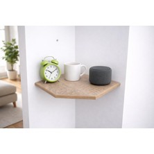 Altınbaşak Dekorasyon Çok Amaçlı Köşe Raf Mdf Açık Meşe